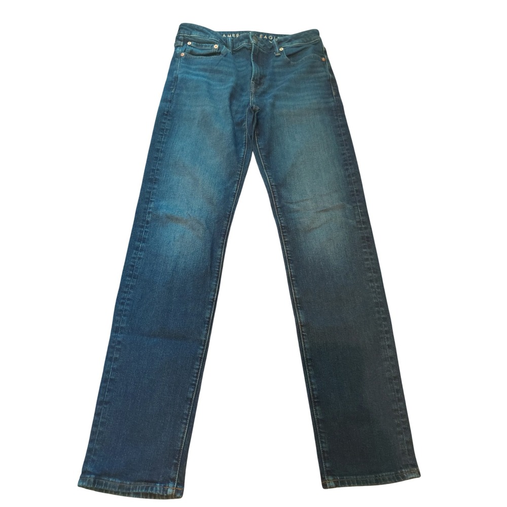 American Eagle Airflex+ Slim Jeans Mens 30x34 Dark Wash Stretch Denim Pants